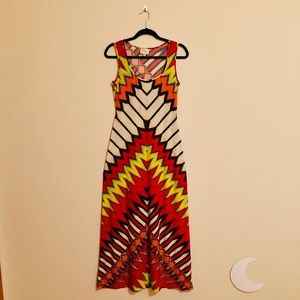 Beige by ECI Maxi Dress - fun & colorful print